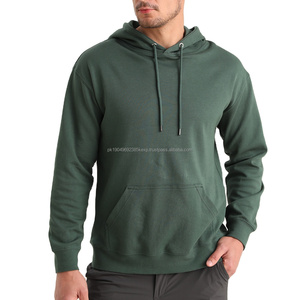 เสื้อสเวตเชิ้ตผู้ชายสีพื้นแบบสั่งทำขายดีสำหรับกิจกรรมกลางแจ้ง  ราคาขายส่งที่ดีที่สุด บริการ OEM - Product Image 2