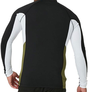 <b>Mens</b> Surfing Rash Guard UV Sun Protection Rashguard Long Sleeve Diving Suits Quick Dry <b>Compression</b> <b>Shirts</b> Top - Product Image 6