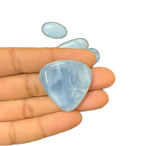 Pierres précieuses en vrac d'opale bleue de haute qualité AAAA formes ovales de poire et de marquise naturelles avec certificat IGI - Product Image 1