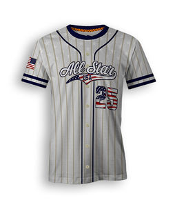 Ensemble de maillots de baseball pour jeunes personnalisables et légers Cool Fit Vêtements de sport synthétiques de haute technologie - Product Image 1