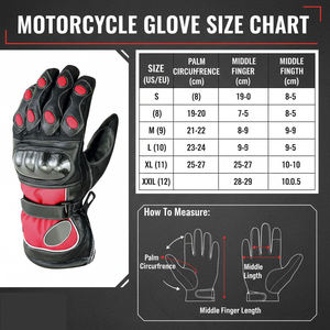 Guantes de Motociclismo de Dedo Completo con Pantalla Táctil, Protección para Motociclistas, Precio al por Mayor - Product Image 6