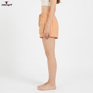 High-Waist Women's Fitness Shorts Custom Design New Style Yoga Running Jogging Sportswear Breathable Workout Gear for Ladies - Product Image 3