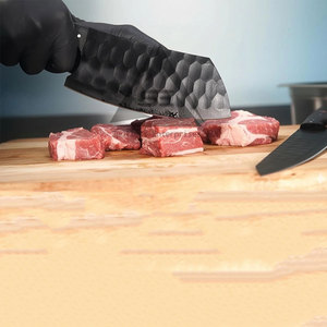 New Style Heavy Duty Handmade 67-Layer Damascus Chef <b>Knives</b> <b>Set</b> with Wood Handles Custom Color & Size - Product Image 4