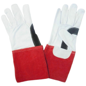 Gants de soudage en cuir de chèvre et de vache pleine fleur, robustes, pour soudeurs TIG, protection des mains, gants de travail industriels, sécurité au travail - Product Image 2