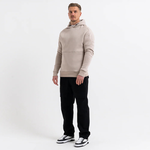Wholesale Solid Spring Blank High Quality Men's Pullover Hoodies <b>Sweatshirts</b> Casual Fashion Thick Plush <b>Long</b>-Sleeved - Product Image 5