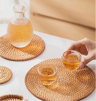 Tapis à sushi imperméable tricoté et tissé, très demandé, pour les mariages, les banquets et les tables à manger