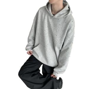 Sudaderas con Capucha Personalizadas para Hombre, 100% Algodón, Gruesas, con Bordado de Pedrería, Impresión Personalizada por Fabricantes - Product Image 6