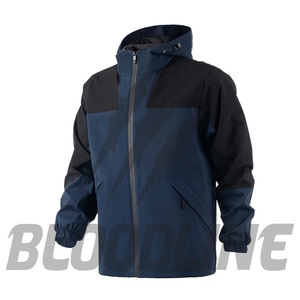 Veste softshell coupe-vent noire à manches longues pour homme, vêtements de moto d'hiver, course moto tout-terrain - Product Image 2