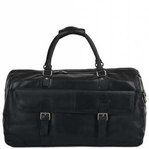 Genuine Leather <b>Duffel</b> <b>Bag</b> for Men with Adjustable Strap Zipper Closure Travel Weekend Gym Sports Carry On <b>Bag</b> 30-40L Capacity - Product Image 5