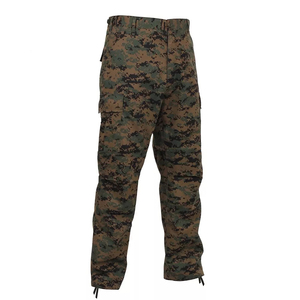 Pantalon cargo élégant multi-poches de qualité supérieure pour homme, coupe droite taille mi-haute, style streetwear hip-hop, joggers, design technique élastique - Product Image 3
