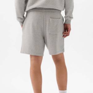 Nouvel Arrivage – Short en Molleton 100% Coton Style Urbain, Longueur Cuisse, Taille Élastique avec Cordon de Serrage, 3 Poches, Écologique, Séchage Rapide - Product Image 4