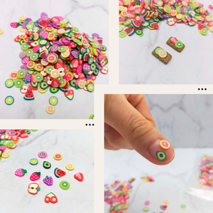 Mini tranches de fruits en pâte polymère pour maison de poupée, artisanat miniature, accessoires pour nail art, pour les 14 ans et plus - Product Image 6