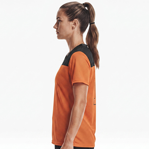 Camiseta de Lacrosse Personalizada por Sublimación para Mujer, Camiseta de Lacrosse Femenina Premium con Cuello en V y Manga Corta - Product Image 3