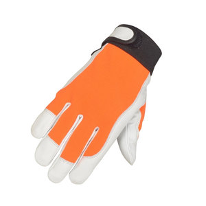 Gants de travail en cuir personnalisés avec logo, haute résistance, renforcés, pour hommes, à bas prix - Product Image 4