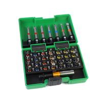 Set Perkakas Tangan Promosi MRM Baja S2 Berlapis Krom dengan Kotak Keras Khusus, Set Mata Obeng Magnetik Hex Phillips PH2