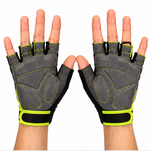 Gants de cyclisme légers à demi-doigts, design en maille ventilée pour hommes et femmes, pour la pratique du vélo en plein air, le fitness, la course et le sport, confort optimal - Product Image 1