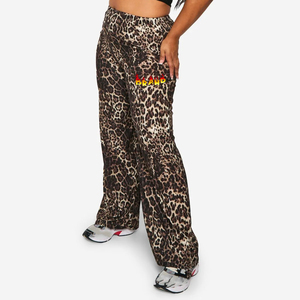 Eco-Friendly Heavyweight Elastic Waistband Drawstring Winter Women's Sweatpants Custom 300g Fleece 60% Cotton 40% Polyester - Product Image 2