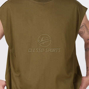 T-shirt sans manches de haute qualité, t-shirt le plus vendu pour hommes, t-shirt sans manches uni pour adultes - Product Image 5