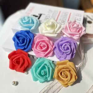 ดอกกุหลาบโฟม PE สีแดงขนาดเล็ก กลีบดอกกุหลาบประดิษฐ์ สำหรับตกแต่งเค้กแต่งงาน ทำขนม DIY ตกแต่งบ้าน - Product Image 2