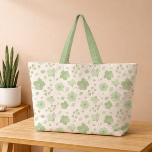 Sac de courses en coton tissé réutilisable et écologique avec un design spacieux pour la promotion en supermarché, les cadeaux et le rangement - Product Image 2