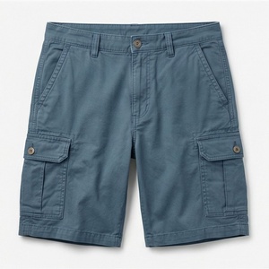 Pantalones Cortos Cargo Casuales de Lona de Alta Calidad para Hombre, Tallas Grandes, con 6 Bolsillos, Holgados, Duraderos, Cómodos y a la Moda para Exteriores 2026 - Product Image 1