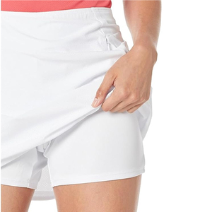 Jupe-short de golf pour femme respirante, séchage rapide, légère, sans manches, vêtement de sport décontracté, tenue de tennis active, avec boutons sur le devant et ceinture en maille - Product Image 2