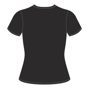 Camiseta de la Hermandad Delta Psi Rho 100% Algodón Negra con Diamantes y Botones, Tela Suave, Ropa Casual para Mujer, Servicio OEM - Product Image 3