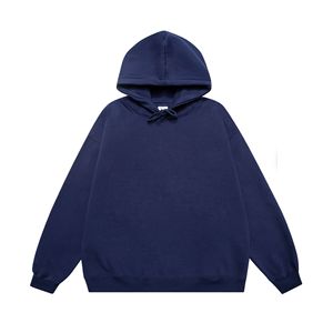 Sweat-shirt à capuche oversize pour homme, couleur unie, en molleton de coton, décontracté, coupe ample, tricoté, teint uni, écologique, pour l'automne - Product Image 5