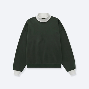 เสื้อสเวตเชิ้ตผู้หญิงพรีเมียมสำหรับฤดูหนาว ทรงหลวม ปักลายด้านหน้า คอเต่า ผ้าฝ้ายนุ่ม 100% ถักทออย่างดี ทรงปกติ สำหรับฤดูใบไม้ร่วง - Product Image 1