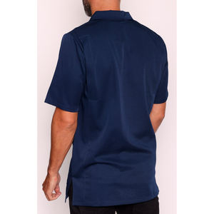 Nouvelle Tunique de Salon de Beauté Personnalisée, Uniforme Élastique pour Soins des Ongles et Spa, Blouse de Travail avec Dentelle Ajustable Tricotée pour Hommes Grandes Tailles - Product Image 6