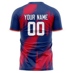 Camiseta de Fútbol Sublimada de Secado Rápido para Hombre, al por Mayor, Barata, Estilo Europeo, para Entrenamiento, Calidad Superior, Personalizable - Product Image 5