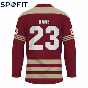 Jersey de Hockey sobre Hielo Personalizado, Sublimado, Transpirable, con Logotipo Personalizado, de Alta Calidad, 100% Poliéster - Product Image 2