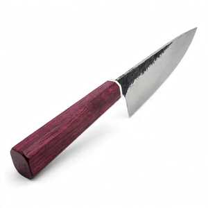 Cuchillo de Cocina Petty de Acero Forjado de Alto Contenido de Carbono, Personalizado OEM/DIY de Iron Crown Forge, Espalda Recta, 2mm de Grosor, 26.5 Pulgadas de Longitud Total - Product Image 1