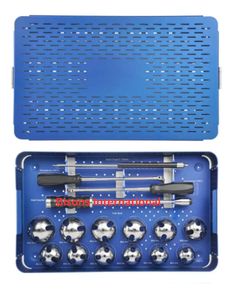 BISONS Orthopedic Total Hip Replacement Acetabulum Instrument Set Acetabular <b>Reamer</b> Surgical Kit - Product Image 2