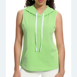 Camisetas deportivas profesionales para gimnasio, para mujeres de talla grande, sublimadas, para fitness, culturismo, chaleco deportivo, camiseta con capucha para actividades al aire libre. - Product Image 5