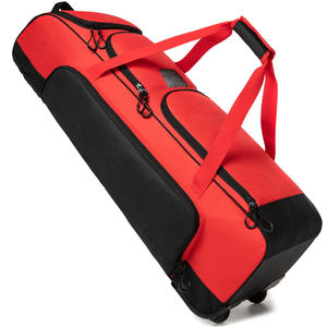 Bolsa de Béisbol con Ruedas de Cordura 600D, Bolsa Resistente para Bates con Gancho para Valla y Compartimento para Zapatos, Bolsa para Equipo Deportivo - Product Image 1