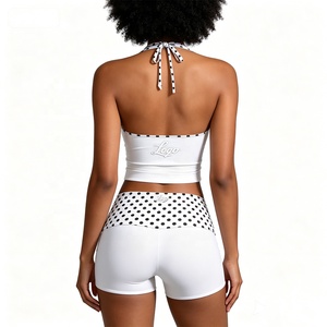 <b>Women's</b> Seamless Yoga Jumpsuit Workout Fitness Bodysuit High Waist Gym Sportswear Custom Logo Sleeveless Athletic <b>Romper</b> - Product Image 2