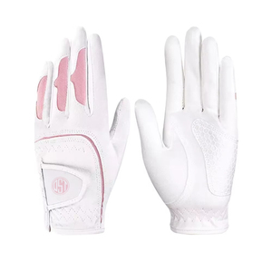 Gants de golf professionnels unisexes, respirants, en cuir véritable, fermeture à boucle, design unique, accessoires de golf pour l'extérieur - Product Image 1