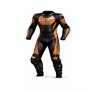 Traje de Motociclismo de Cuero para Hombre, Transpirable, de Invierno, Personalizado, de 1.3mm, de Piel de Vaca, de una Pieza, Manga Larga, con Logotipo de Marca y Color Personalizados - Product Image 3