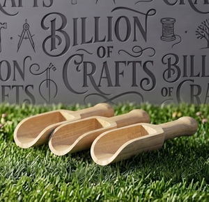 Cuillère en bois naturel, cuillère en bois massif faite à la main, ustensile de cuisine pour la cuisson, la pâtisserie, le service et la préparation des aliments - Product Image 6