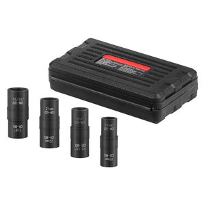 Set di Chiavi a Bussola per Dadi Ruota - Attacco da 1/2 Pollice, Metrico e SAE, a 6 Punte, 4 Misure Totali, in Acciaio CR-MO - Product Image 2