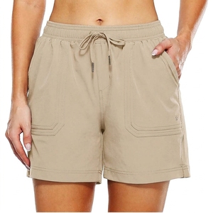 Shorts de sport pour femmes à séchage rapide, 4 poches, cordon de serrage, respirants, pour la course à pied, l'entraînement, la gym, les exercices athlétiques - Product Image 6