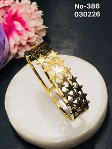 กำไลข้อมือสตรีชุบทองคำขาวสแตนเลสสตีล ดีไซน์เรขาคณิตทันสมัย สำหรับเป็นของขวัญวันเกิด - Product Image 3