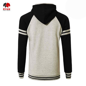 Sudadera con Capucha para Hombre Ryan Pro Gear, con Logotipo Personalizado en la Parte Delantera, 100% Algodón Felpa, Corte Regular, Diseño de Paneles, Suministro ODM para Invierno - Product Image 3