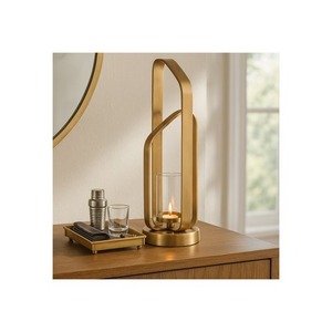 Portavelas Moderno, Resistente al Calor, Decoración para el Hogar, Diseño Metálico - Product Image 3