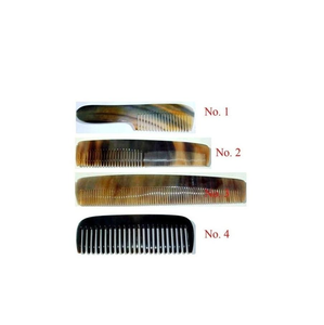 หวีผมคุณภาพดีที่สุด 100% ทำจากเขาควายสีดำ หวีทรงโบราณ หวีจัดแต่งทรงผม หวีซี่ห่าง มีด้ามจับ ทำจากวัสดุธรรมชาติ - Product Image 3