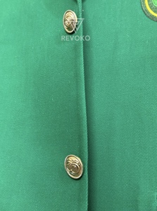 Blazer de Algodón Verde para Hombre, Estilo Torneo, Chaqueta Deportiva Verde Clásica Estilo Campeón, Chaqueta Ligera de Dos Botones - Product Image 4