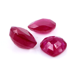 Rubis naturels de Bangkok, formes poire calibrées 11x12mm, pierres précieuses facettées naturelles, prêtes à l'emploi pour la création de bijoux - Product Image 3