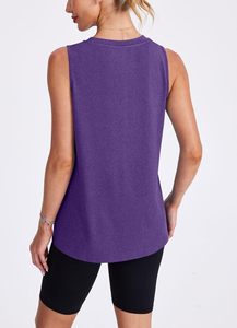 Débardeur sans manches pour femme de qualité supérieure, léger, respirant, en tricot côtelé, camisole décontractée, streetwear, vêtements de mode d'été - Product Image 4