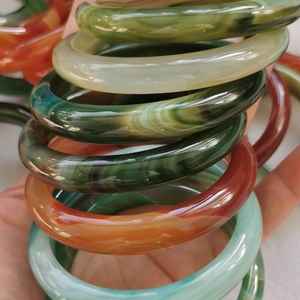 Bracelets légers en résine transparente, mode estivale, multicolores, artistiques, peints à la main, motif ange, faits à la main, amour, modernes, élégants - Product Image 2